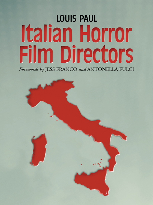 Title details for Italian Horror Film Directors by Louis Paul - Available